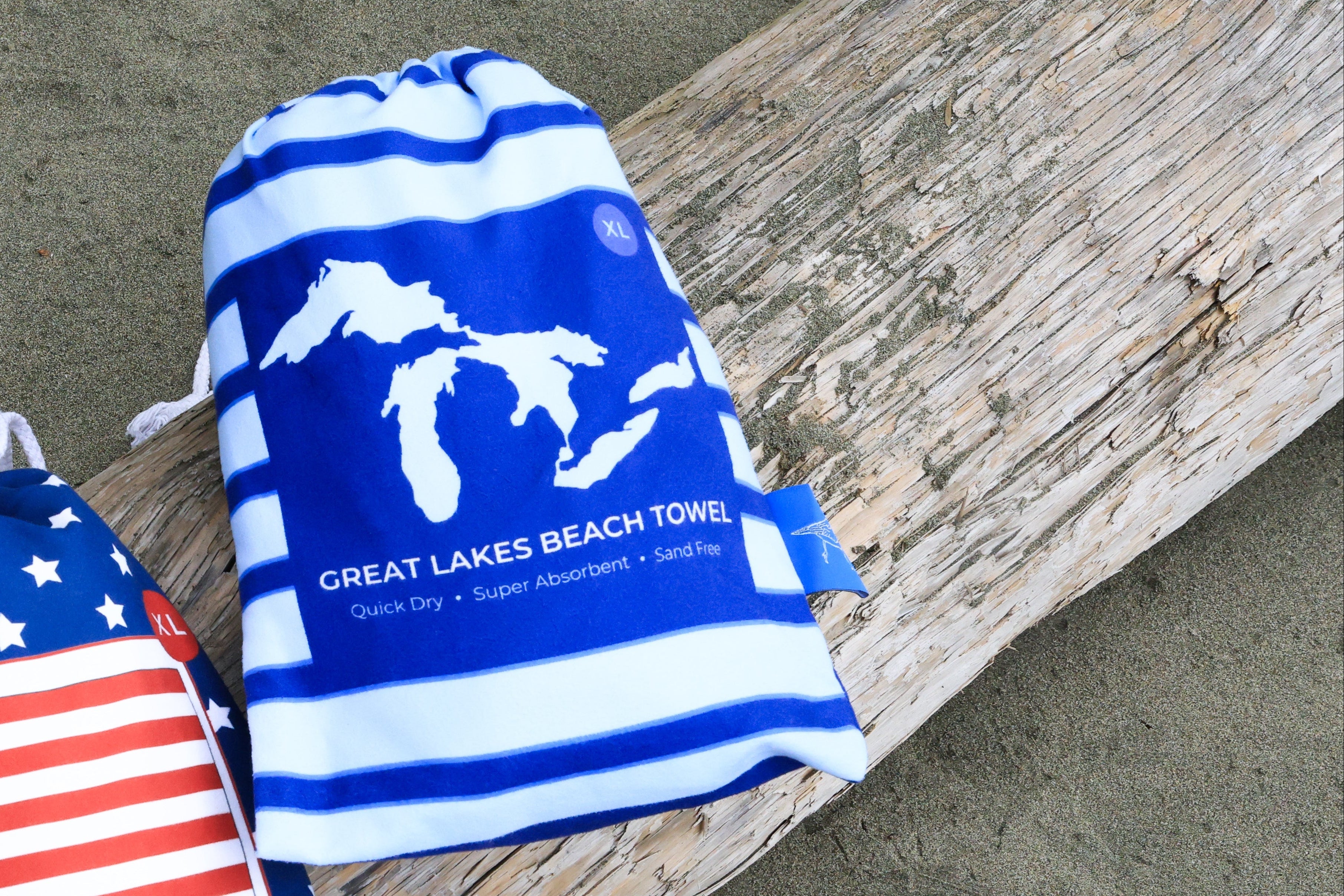 Great Lakes Beach and Picnic Towel X-Long