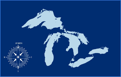 Great Lakes Beach and Picnic Towel X-Long