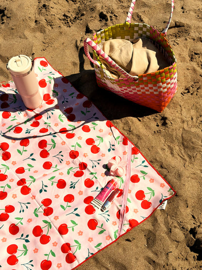 Cherry Beach and Home Towel Pink  X-Long