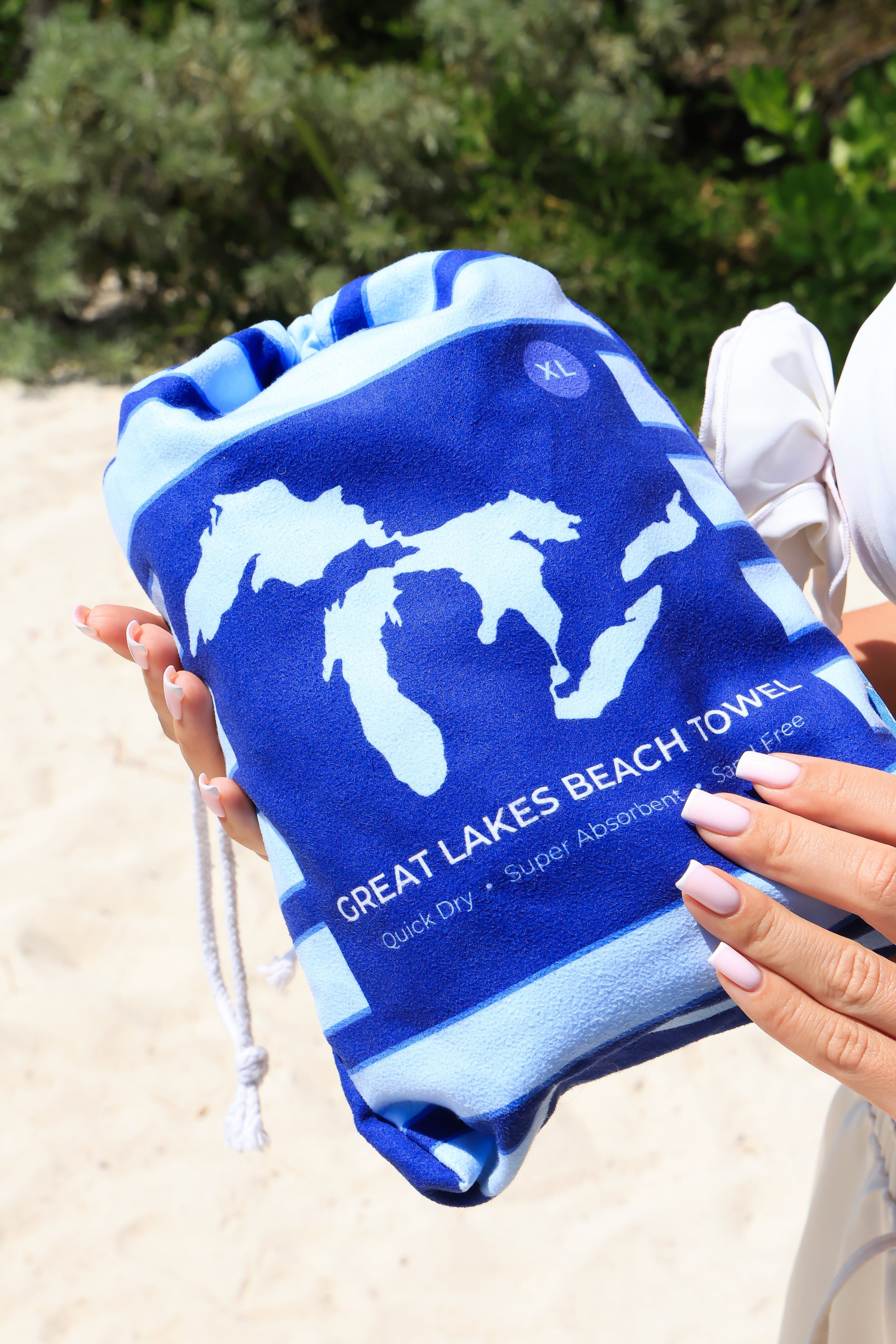 Great Lakes Beach and Picnic Towel X-Long