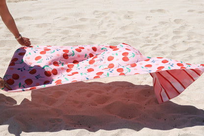 Cherry Beach and Home Towel Pink  X-Long