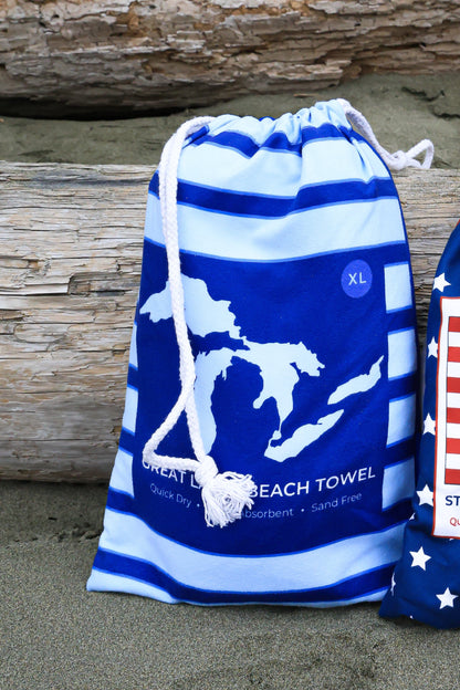 Great Lakes Beach and Picnic Towel X-Long