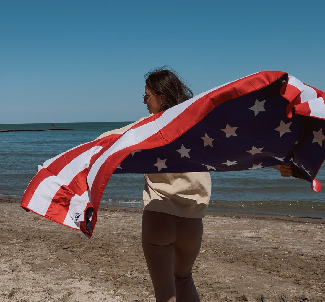 Stars + Stripes Beach and Home Towel X-Long