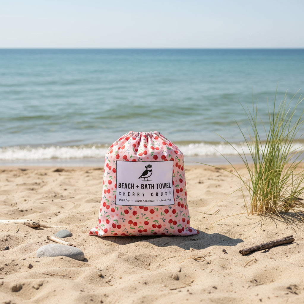 Cherry Beach and Home Towel Pink  X-Long