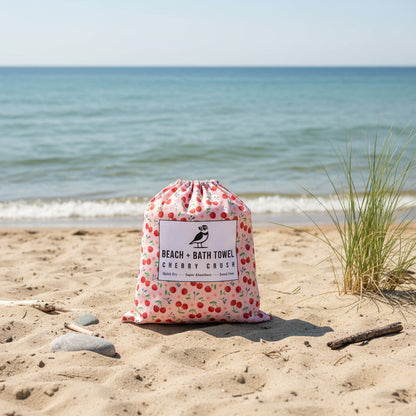 Cherry Beach and Home Towel Pink  X-Long